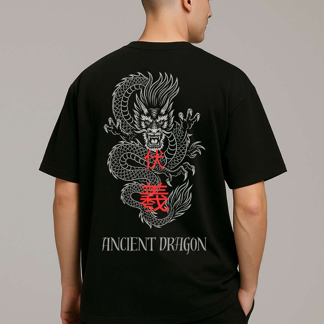 ANCIENT DRAGON Oversized Streetwear