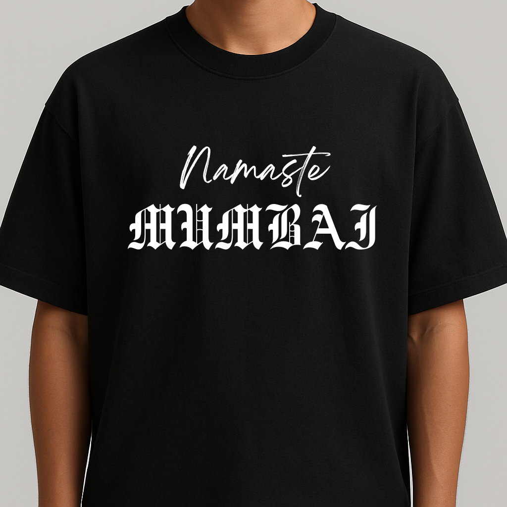 NAMASTE MUMBAI Oversized Streetwear